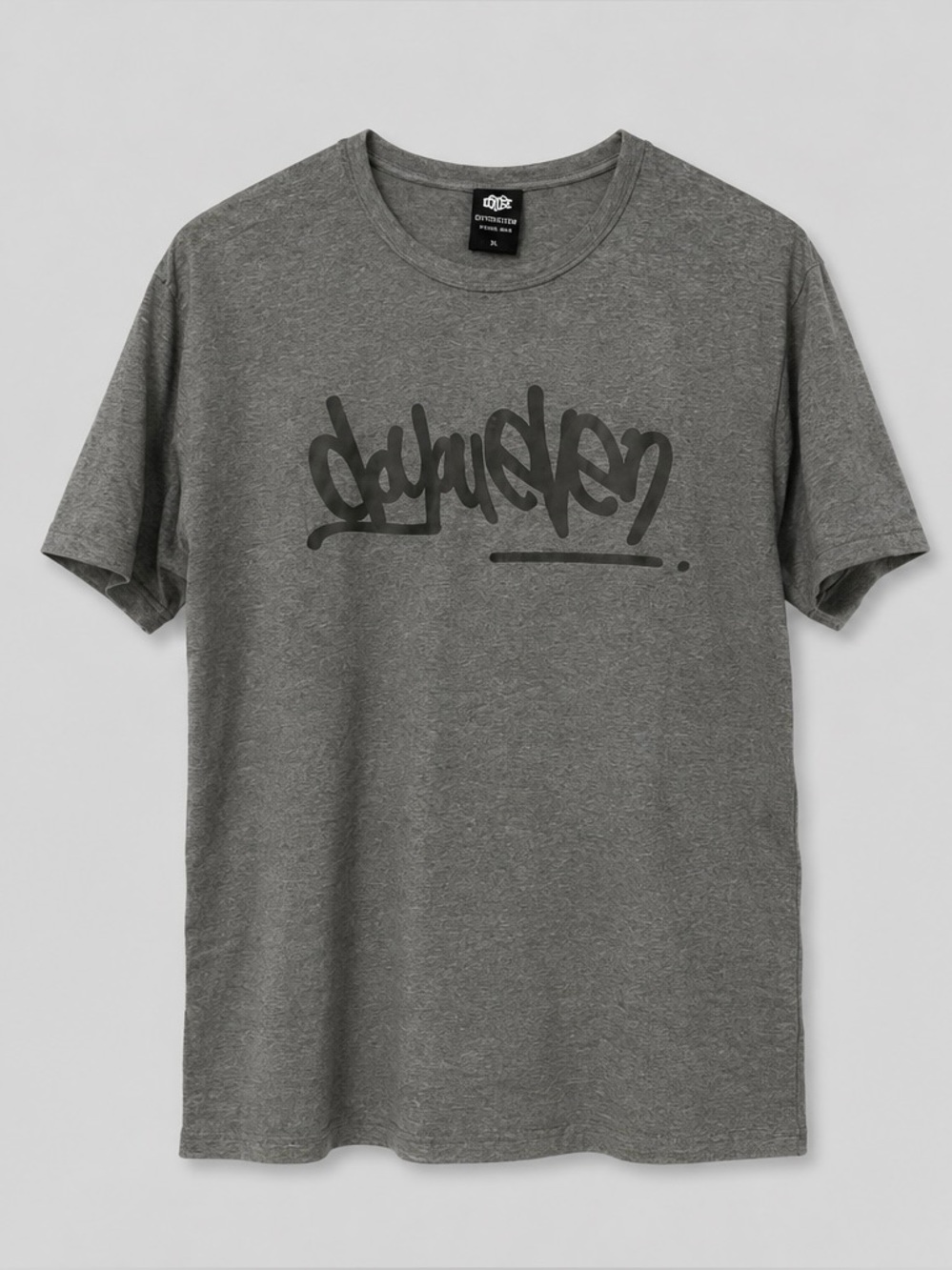 DOYOUEVEN Men’s Gray Graphic T-Shirt XL – New Without Tags